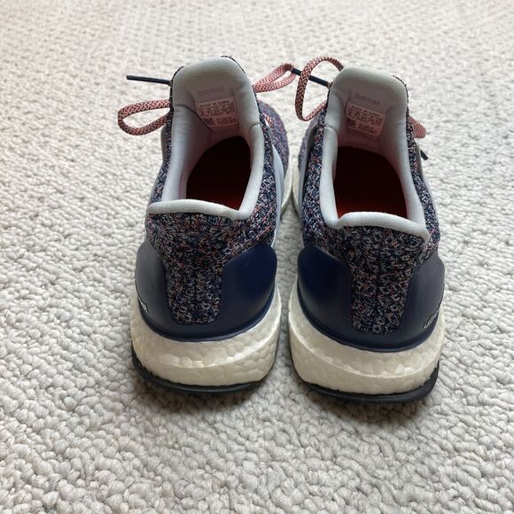 Adidas Blue Multicolor Ultra Boost 4.0 (BB6148) Women's Running Shoes Size 9 - Picture 13 of 16